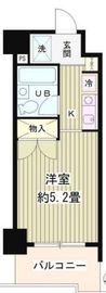 フォレスタ御苑前 303 間取り図