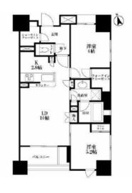 ザ・パークハウス浅草橋西レジデンス 2階 間取り図
