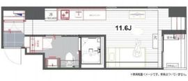 ニューシティアパートメンツ新川2 202 間取り図