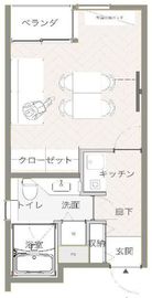 JP-BASE渋谷松濤 302 間取り図