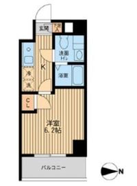 ドゥーエ東陽町 208 間取り図