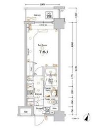 アクサスジーベック秋葉原 2階 間取り図