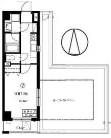 シェル中野弥生町 607 間取り図