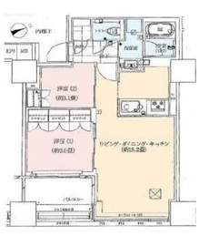 ローレルタワールネ浜松町 17階 間取り図