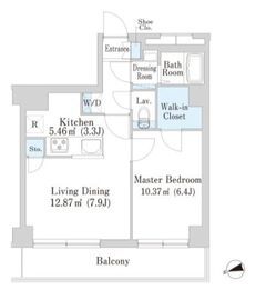 西新宿フォレストアネックス 403 間取り図