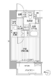 コスモグランス南品川 501 間取り図