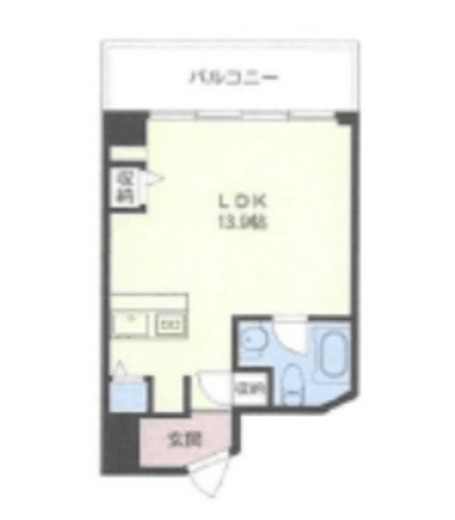 エスティメゾン麻布永坂 402 間取り図