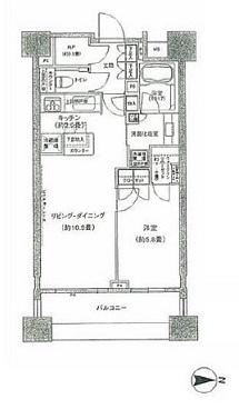 パークハウス千代田富士見 5階 間取り図