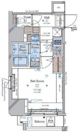 コンシェリア新橋SIX 5階 間取り図