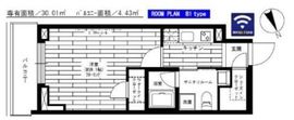 グランドコンシェルジュ六本木 10階 間取り図