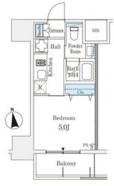 レジデンス高輪台 303 間取り図