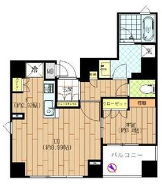 ライブフラット茅場町 401 間取り図