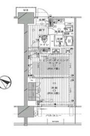 東京ミッドベイ勝どき 4階 間取り図