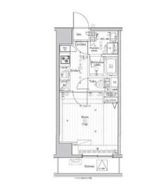 プレミアムキューブジー市谷甲良町 6階 間取り図