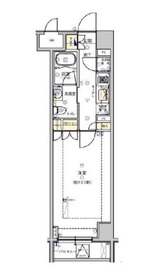 フィース水天宮前 8階 間取り図