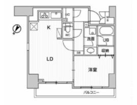 Alpha Prime日本橋EAST(アルファプライム日本橋イースト) 302 間取り図