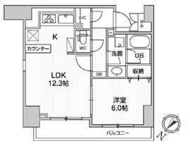 Alpha Prime日本橋EAST(アルファプライム日本橋イースト) 902 間取り図