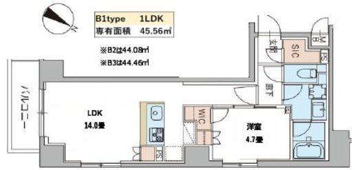 Alpha Prime日本橋EAST(アルファプライム日本橋イースト) 803 間取り図