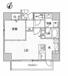 Alpha Prime日本橋EAST(アルファプライム日本橋イースト) 704 間取り図