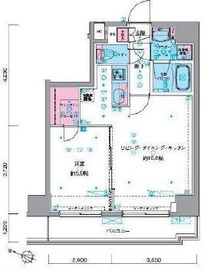 ジェノヴィア南千住2スカイガーデン 5階 間取り図