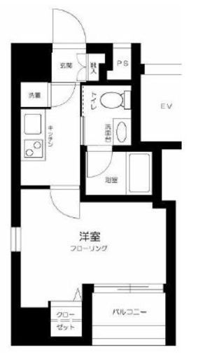 ブライズ神田岩本町 10階 間取り図