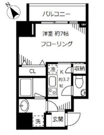 ファインクレスト護国寺 703 間取り図