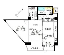 コープ野村一番町 6階 間取り図