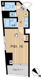 グランプレッソ河田町 406 間取り図