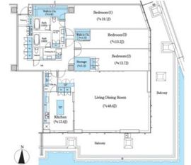 二番町テラス 906 間取り図