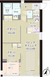 ガーデニエール砧ウエスト 247 間取り図