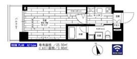 ステージグランデ上野 802 間取り図