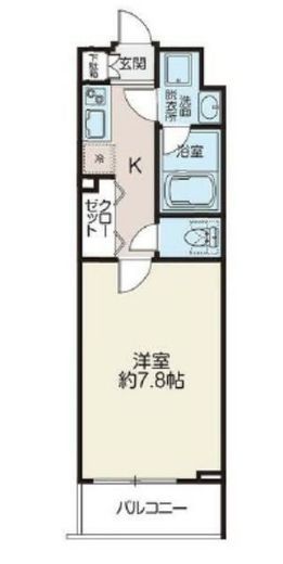 リシェス西早稲田 206 間取り図
