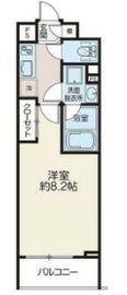 リシェス西早稲田 107 間取り図