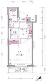 デュアレス愛宕虎ノ門 6階 間取り図