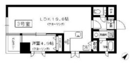 シトラス東日本橋 203 間取り図