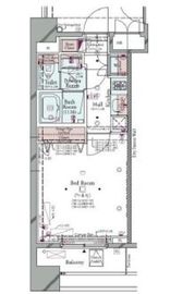 コンシェリア南麻布プラチナムスクエア 4階 間取り図