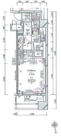 コンシェリア南麻布プラチナムスクエア 5階 間取り図