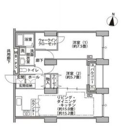 東雲キャナルコートCODAN 14-705 間取り図