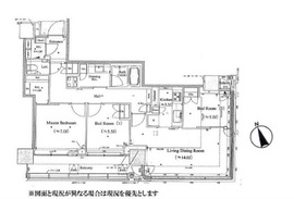 グローバルフロントタワー 10階 間取り図