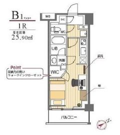 グランエール駒込 401 間取り図