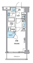 グランエール駒込 505 間取り図