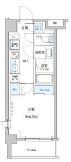 グランエール駒込 306 間取り図