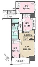 グランスイート四谷二丁目レジデンス 7階 間取り図