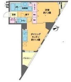 カスタリア池袋 1303 間取り図