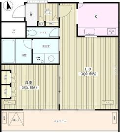 渓山館 N303 間取り図