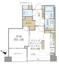 ブリリア日本橋浜町公園id 4階 間取り図