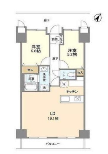アウルコート南池袋 703 間取り図