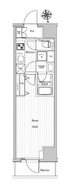 プレミアムキューブジー東新宿 10階 間取り図