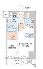 アジールコート新高円寺 302 間取り図