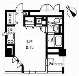 代々木の杜 601 間取り図